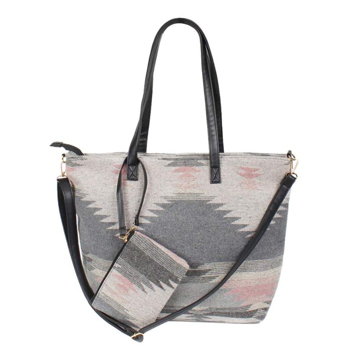 Colorful Tribal Patterned Tote Bag - Image 7