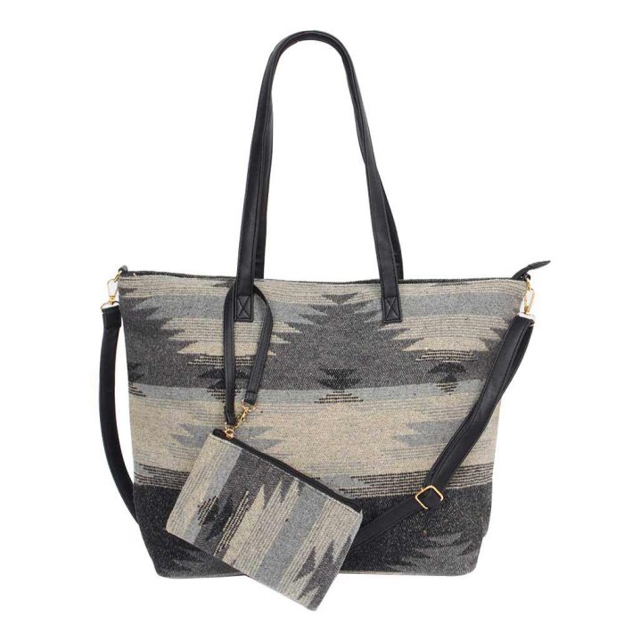 Colorful Tribal Patterned Tote Bag - Image 14