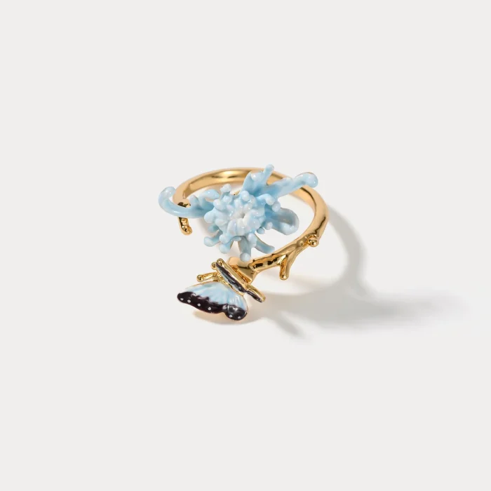 Enchanted Bloom Butterfly Ring - Image 1