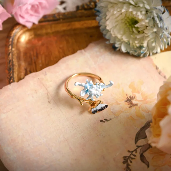 Enchanted Bloom Butterfly Ring - Image 2