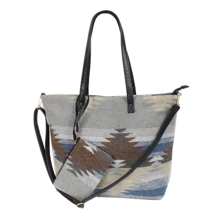 Colorful Tribal Patterned Tote Bag - Image 8