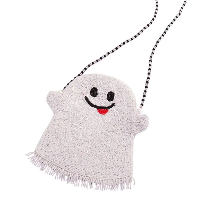 Charming Ghost Beaded Pouch - Image 1