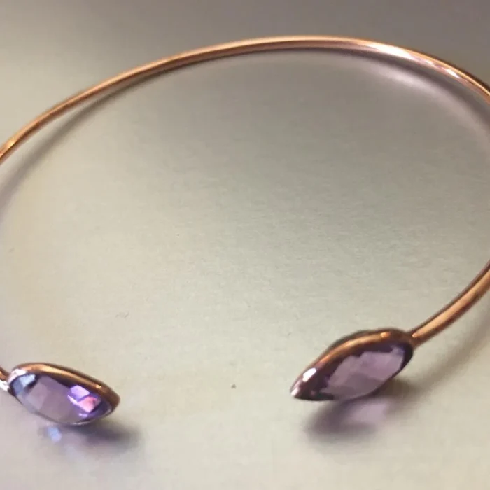 Elegant Rose Gold Plated Bangle - Image 3
