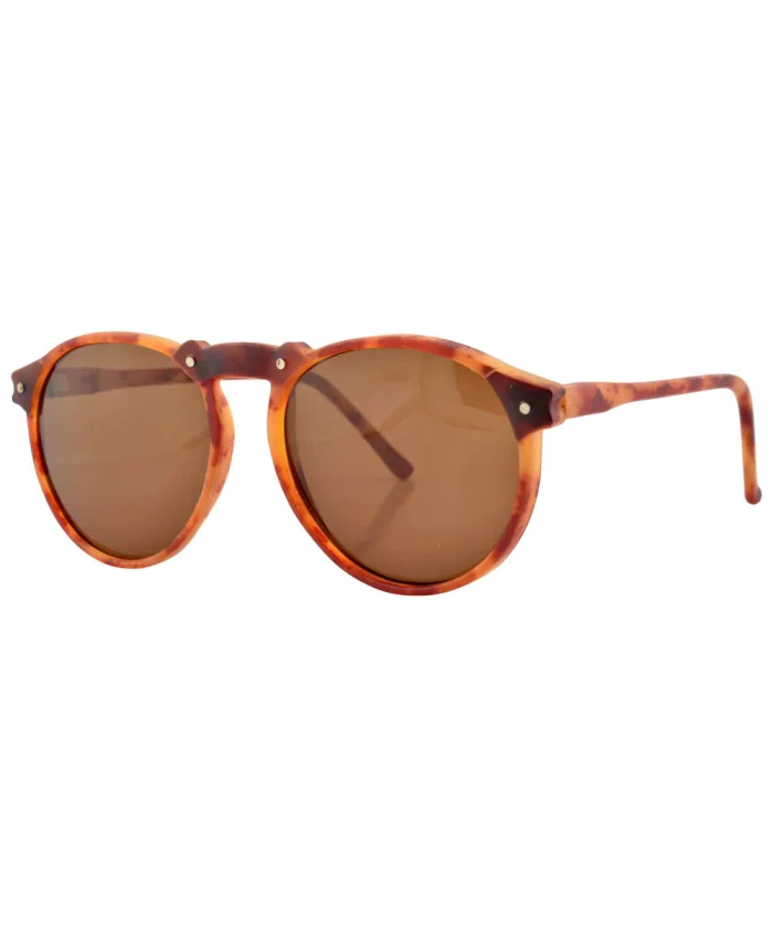 Stylish Round Tortoise Sunglasses - Image 2