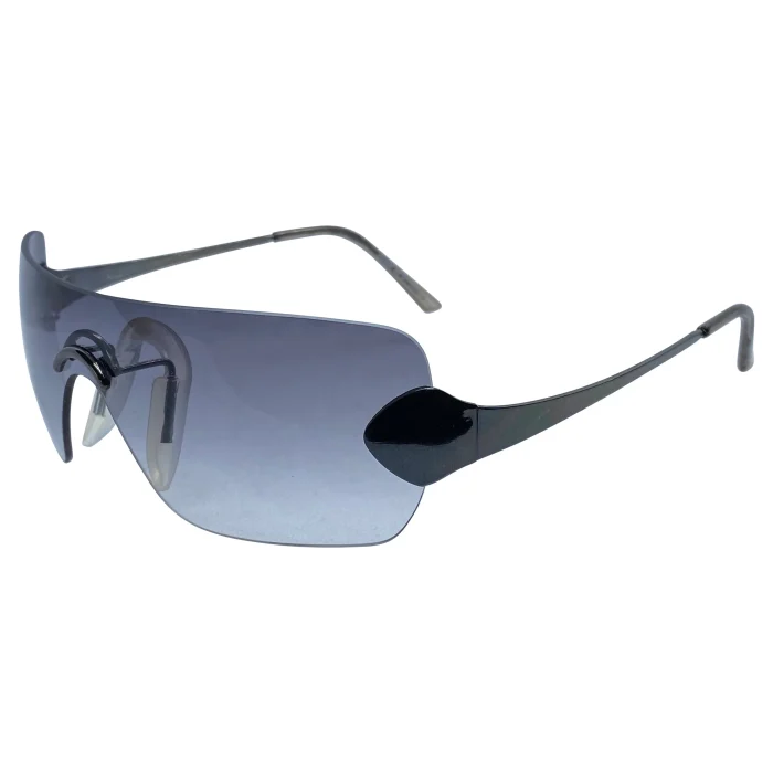 Modern Wraparound Shield Sunglasses - Image 2