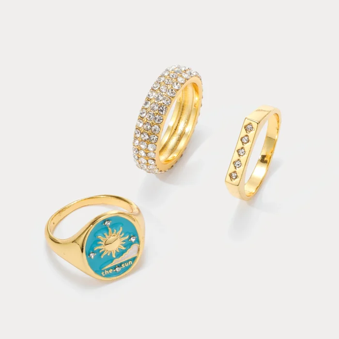 Elegant Trio Ring Set - Image 6
