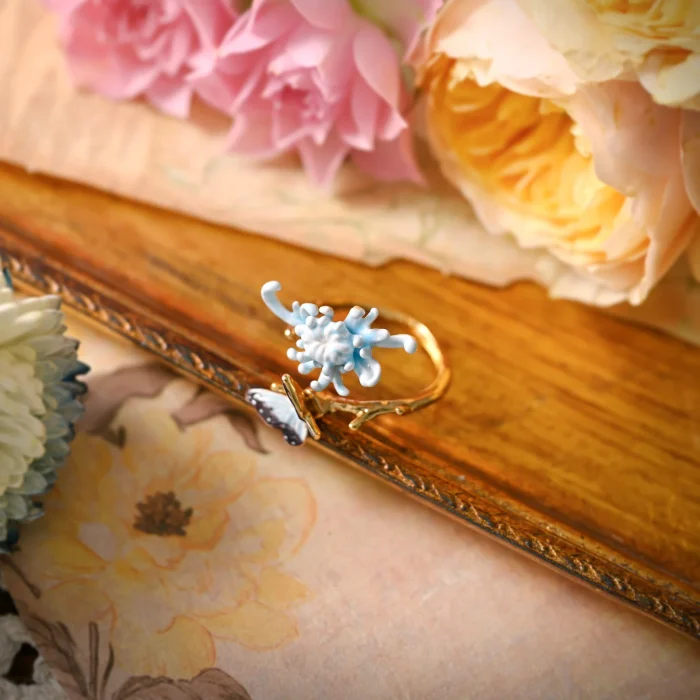 Enchanted Bloom Butterfly Ring - Image 3