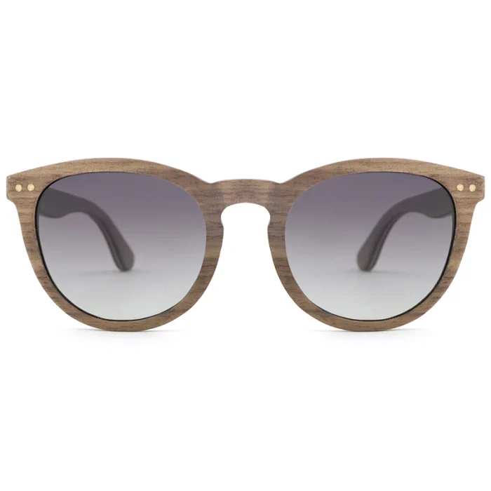 Stylish Wooden Frame Sunglasses - Image 3