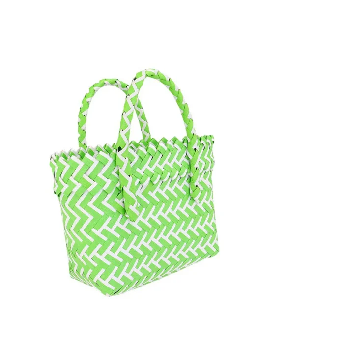 Chic Woven Tote Bag - Image 11