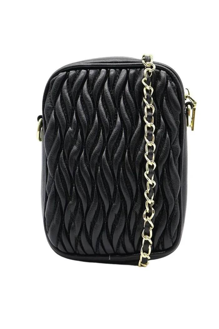 Elegant Quilted Crossbody Bag - Image 3